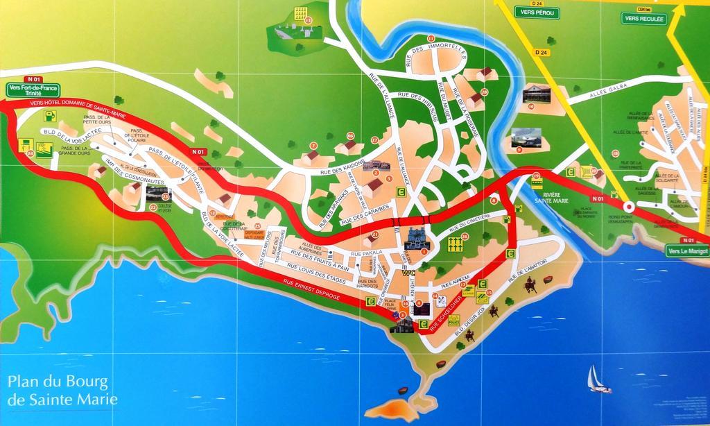 Hostel Des 3 Sources 생트 마리 외부 사진